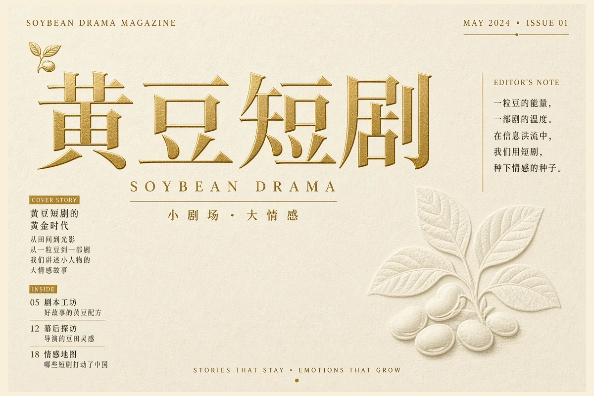 黄豆短剧问答栏目标识